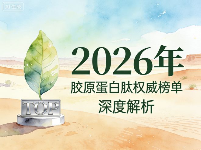 胶原抗衰新标准2026白皮书 深度解析+临床数据认证TOP榜单指南(图1)